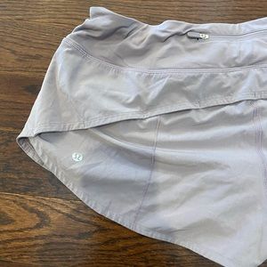 Lululemon Speed Up running shorts with pocket